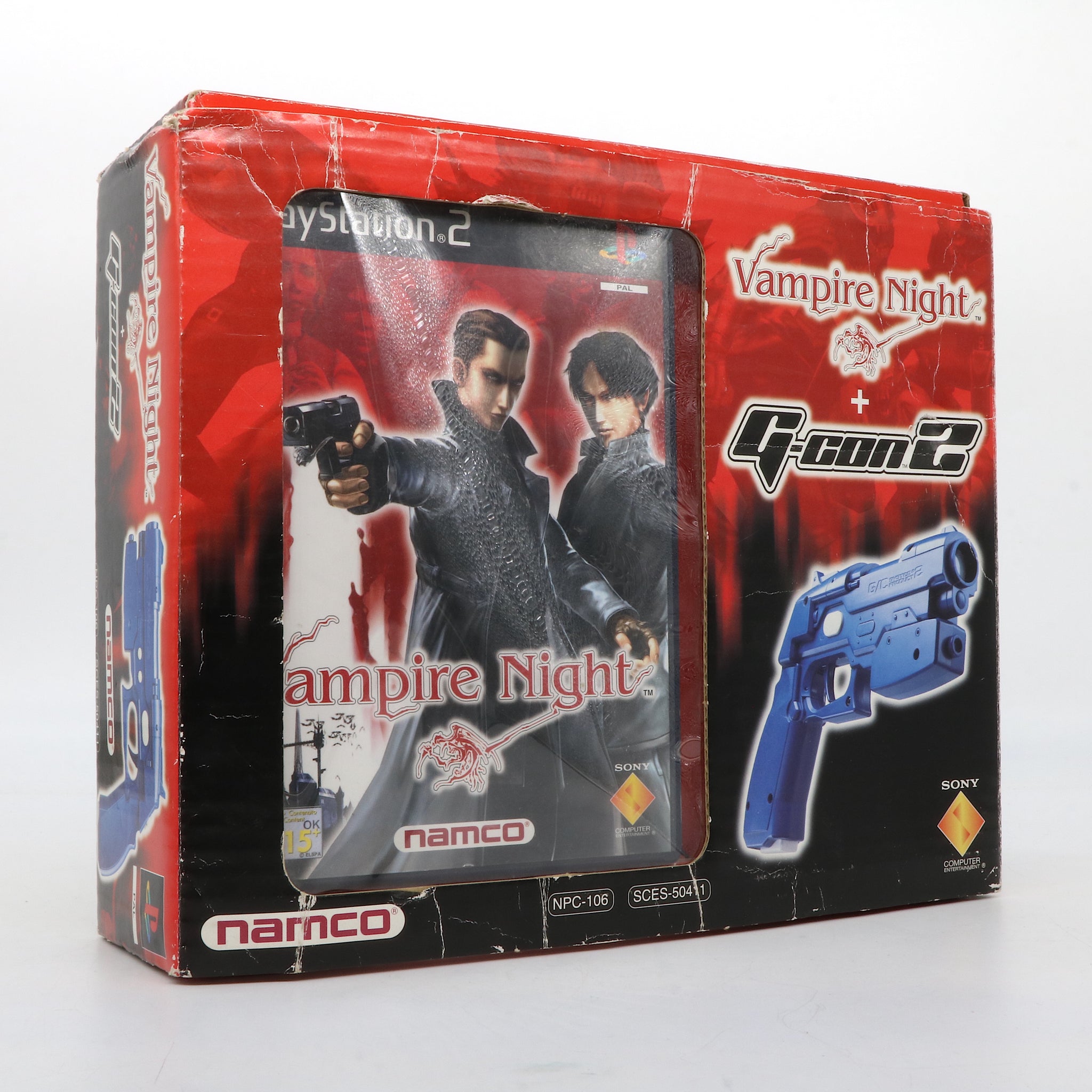 Vampire Night + GCon 2 Gun Bundle | Sony PS2 Game | (G-Con2)