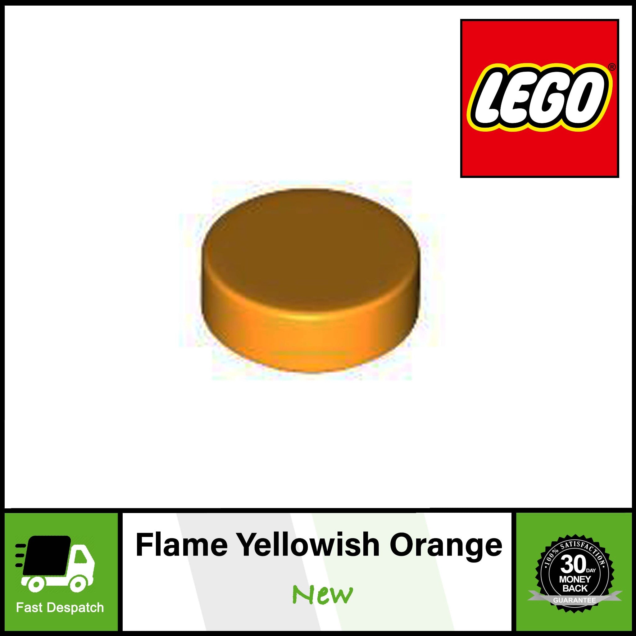 20 40 100 500 LEGO 1x1 Round Flat Tile 35381 | Use With Mosaic Art