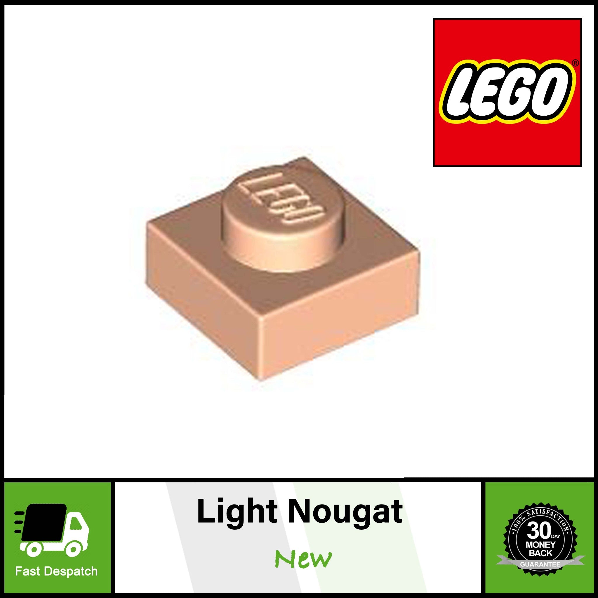 20 40 60 100 200 500 LEGO 1x1 Square Plate 3024 | Can Be Used With Mosaic Art