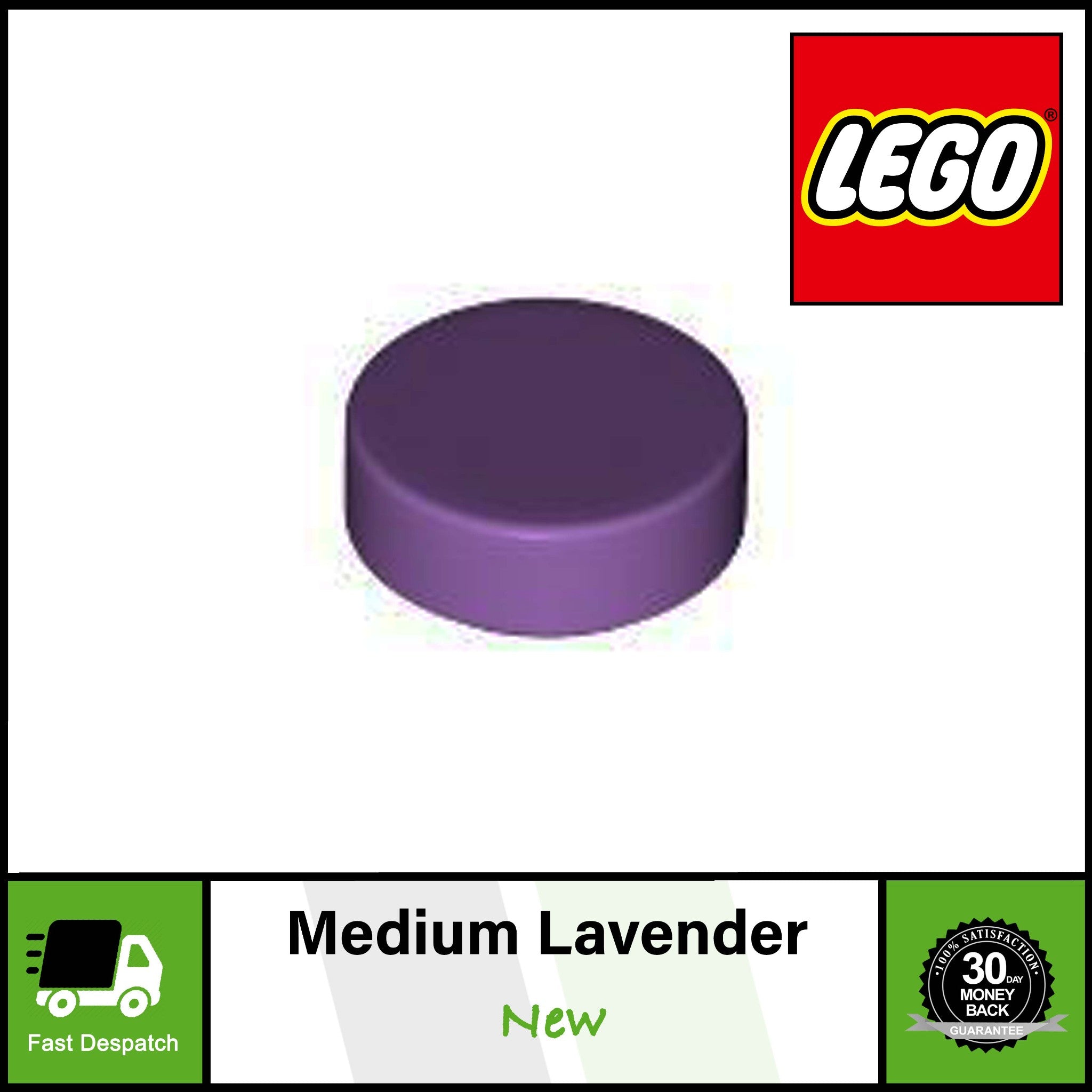 20 40 100 500 LEGO 1x1 Round Flat Tile 35381 | Use With Mosaic Art