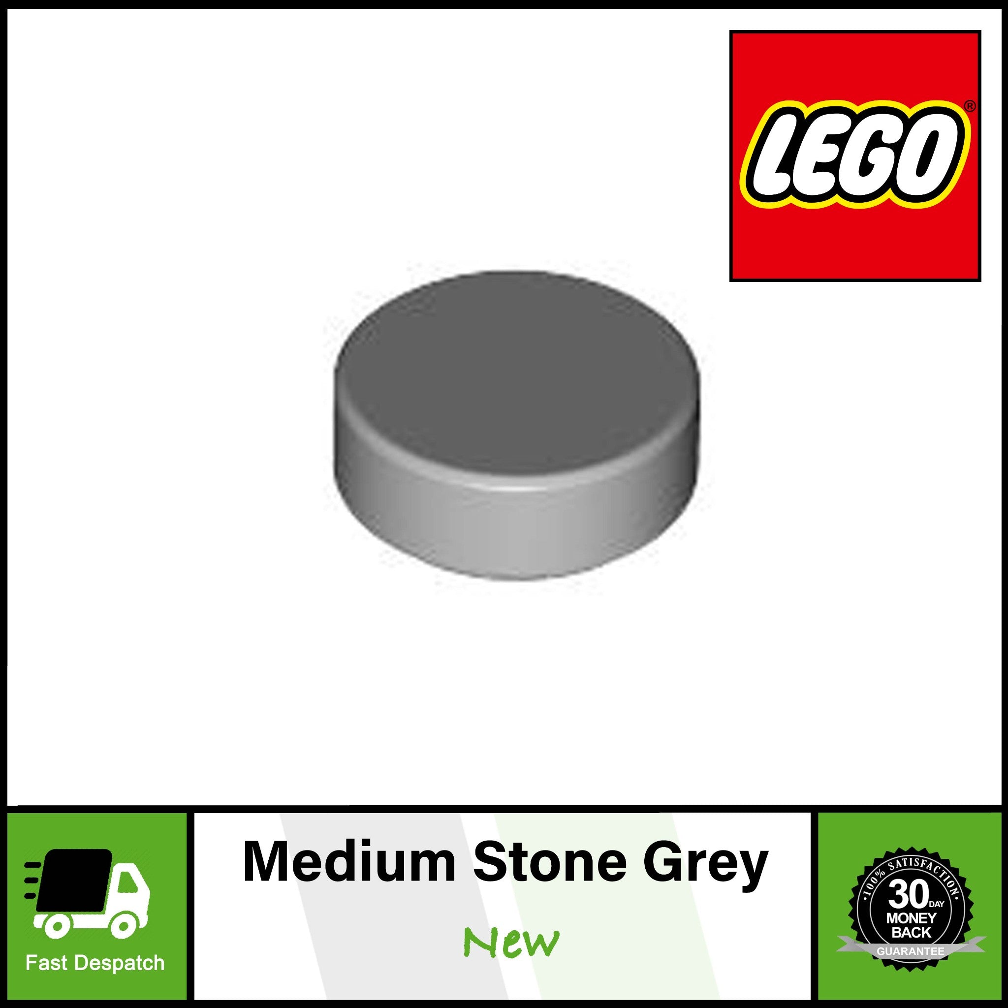 20 40 100 500 LEGO 1x1 Round Flat Tile 35381 | Use With Mosaic Art