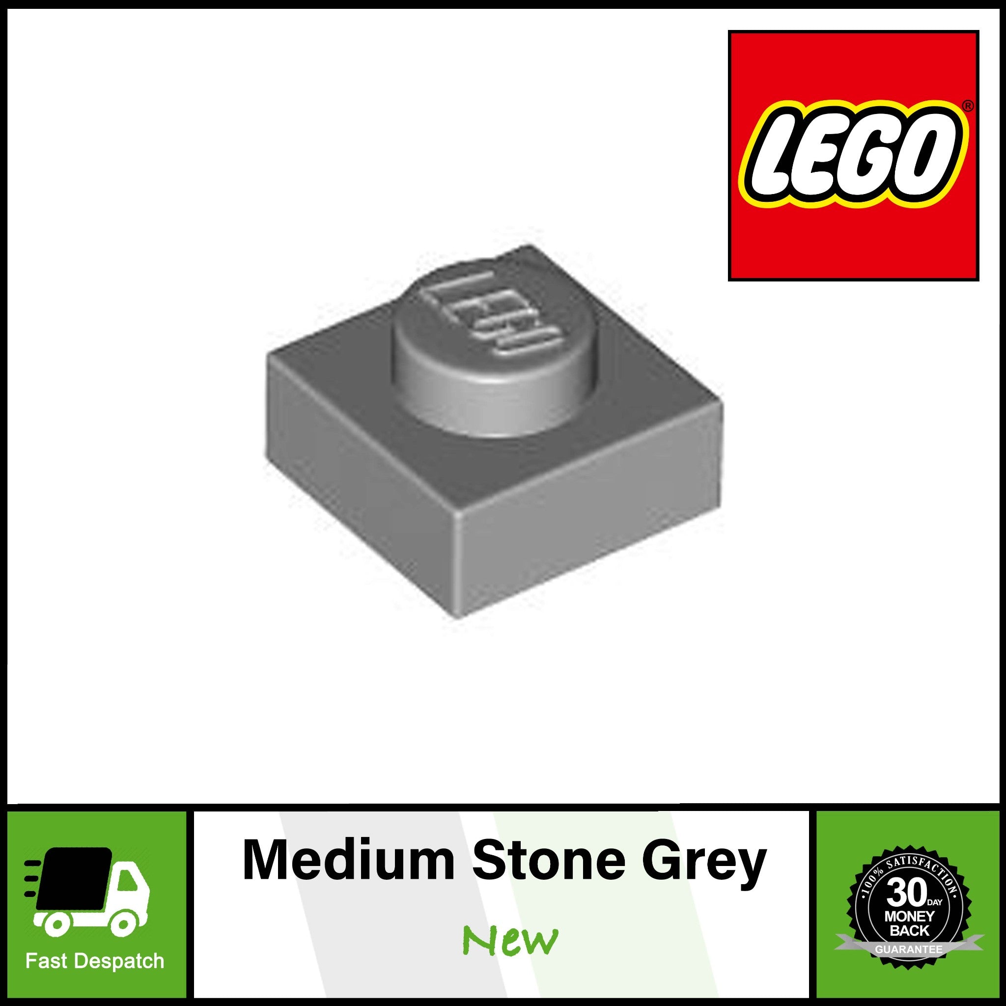 20 40 60 100 200 500 LEGO 1x1 Square Plate 3024 | Can Be Used With Mosaic Art