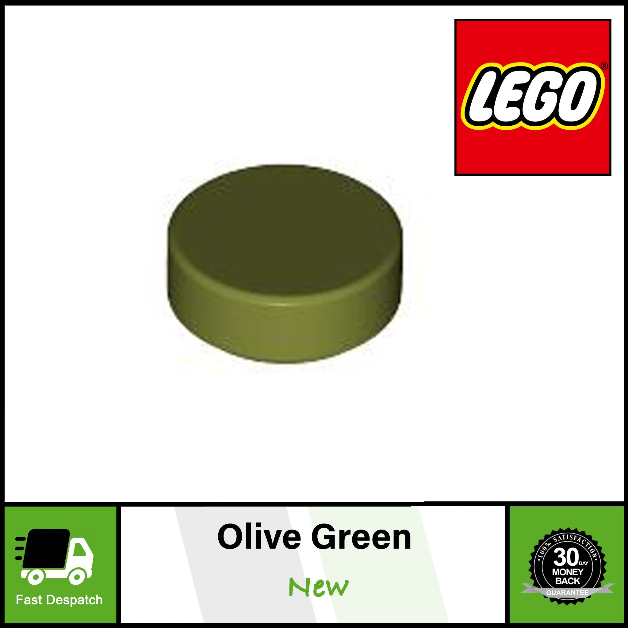 20 40 100 500 LEGO 1x1 Round Flat Tile 35381 | Use With Mosaic Art