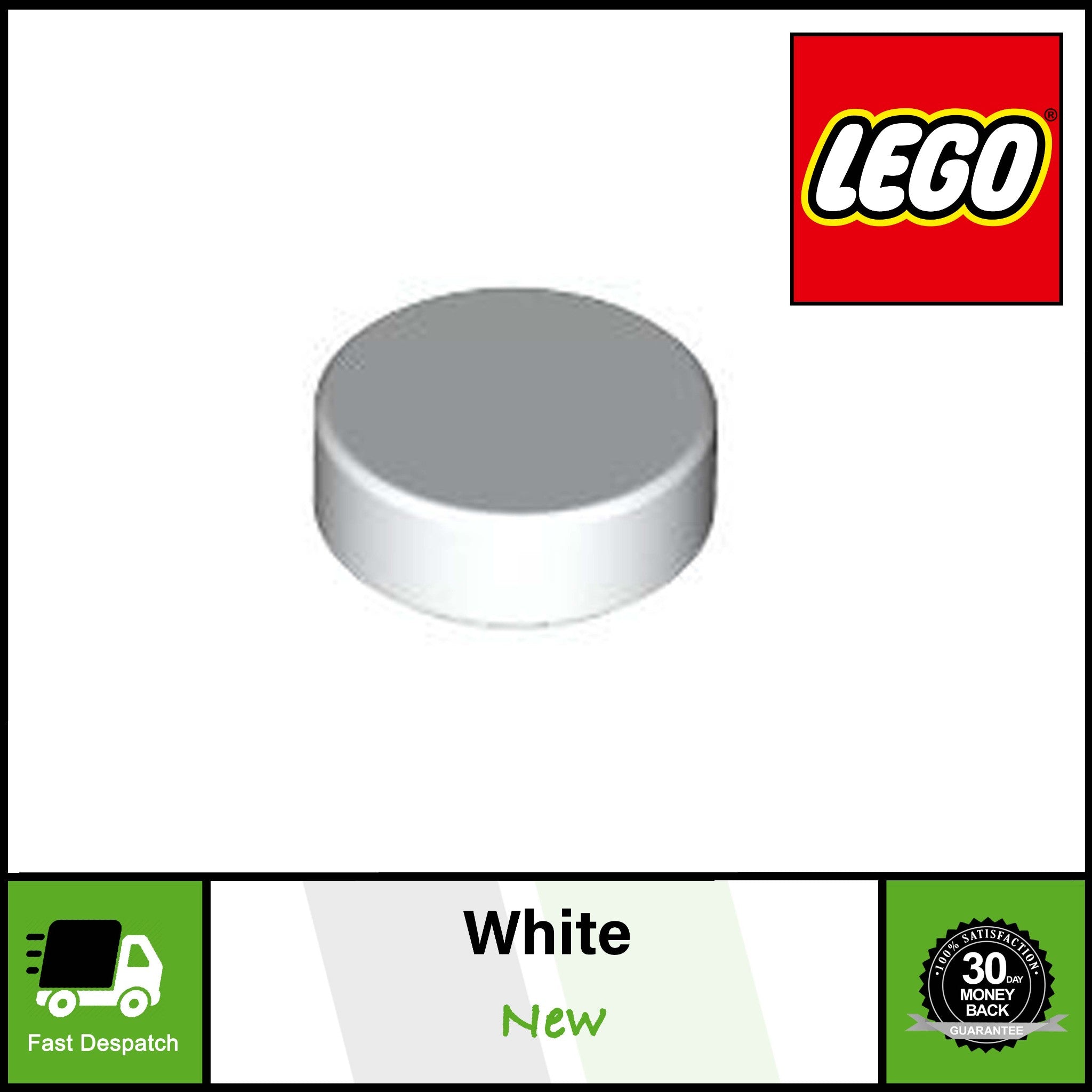 20 40 100 500 LEGO 1x1 Round Flat Tile 35381 | Use With Mosaic Art