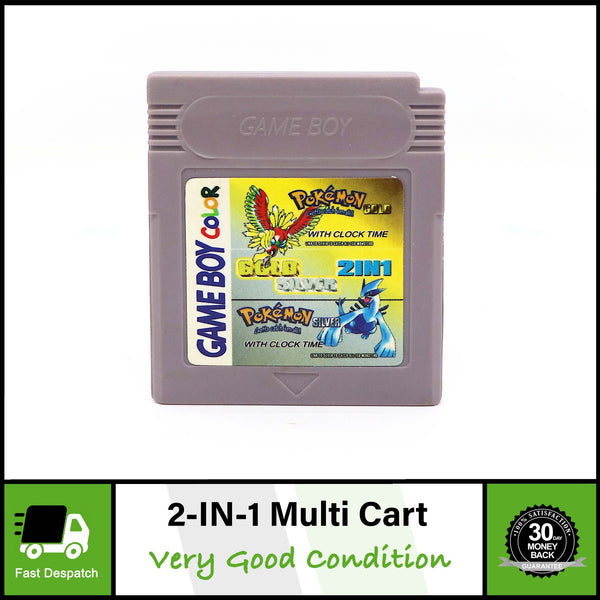 2-IN-1 Multi Game Cart Nintendo Gameboy Color Game inc Pokemon