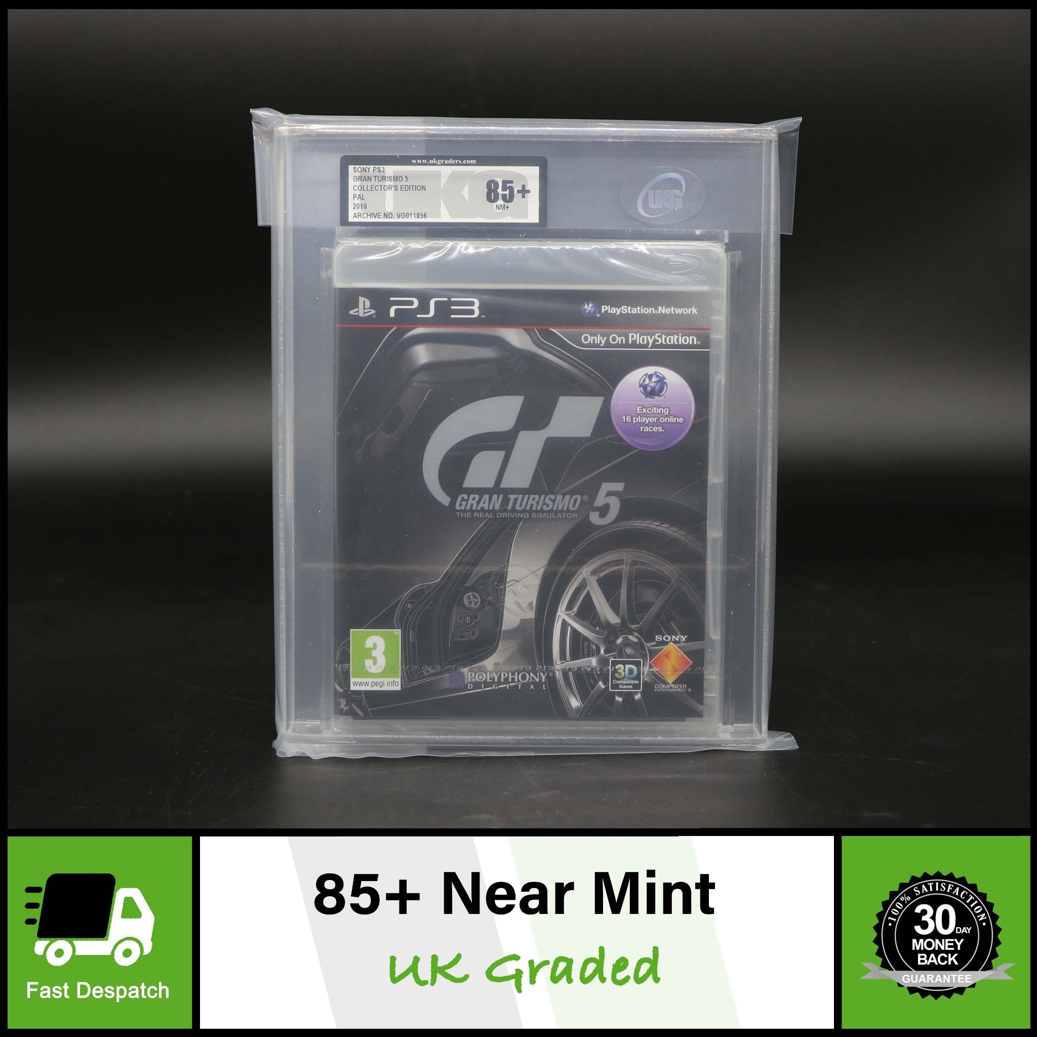 Gran Turismo 5 (GT5) | Collectors Edition | Sony PS3 Game | UKG Graded 85+ NM