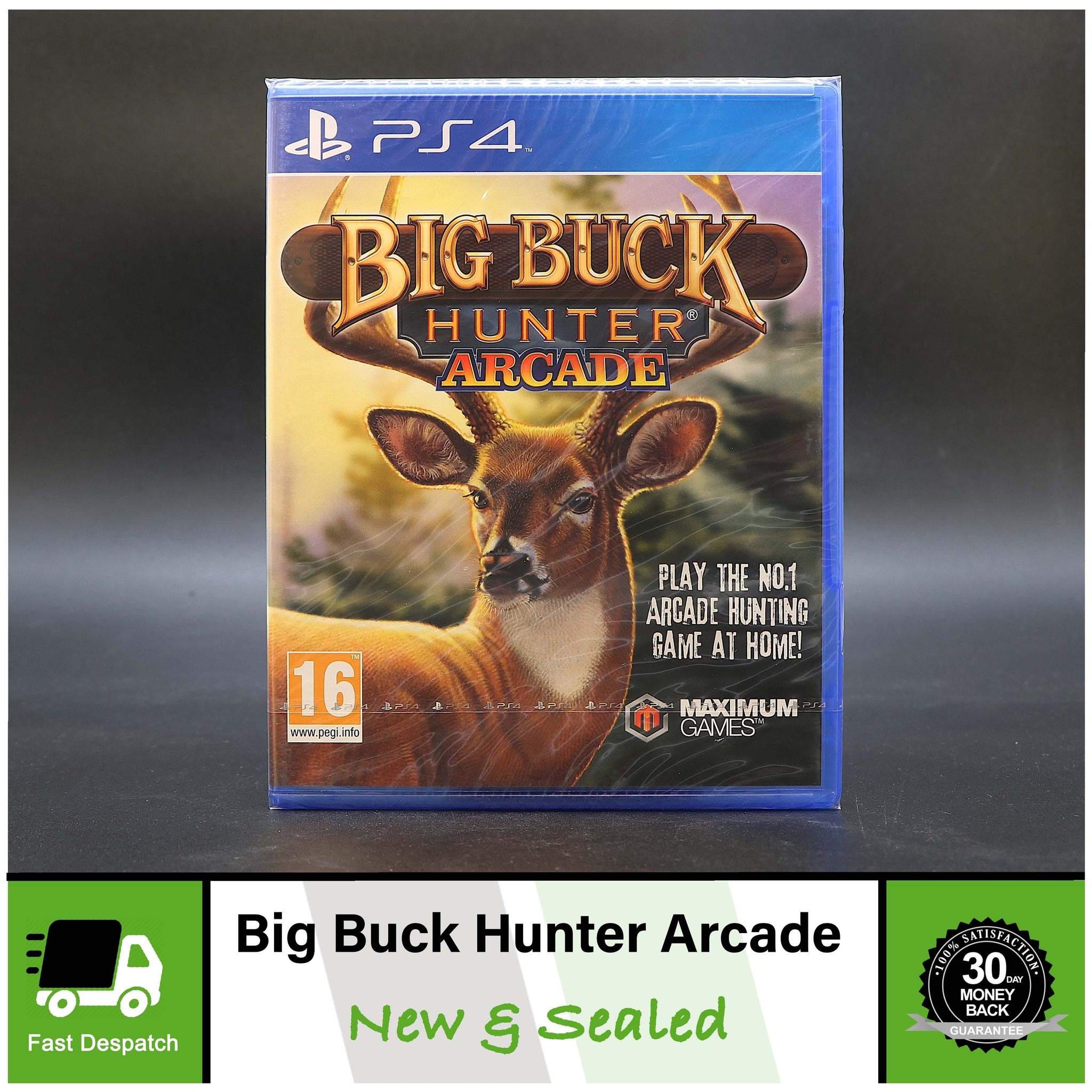 Big Buck Hunter Arcade | Sony PS4 Playstation 4 Game | New & Sealed