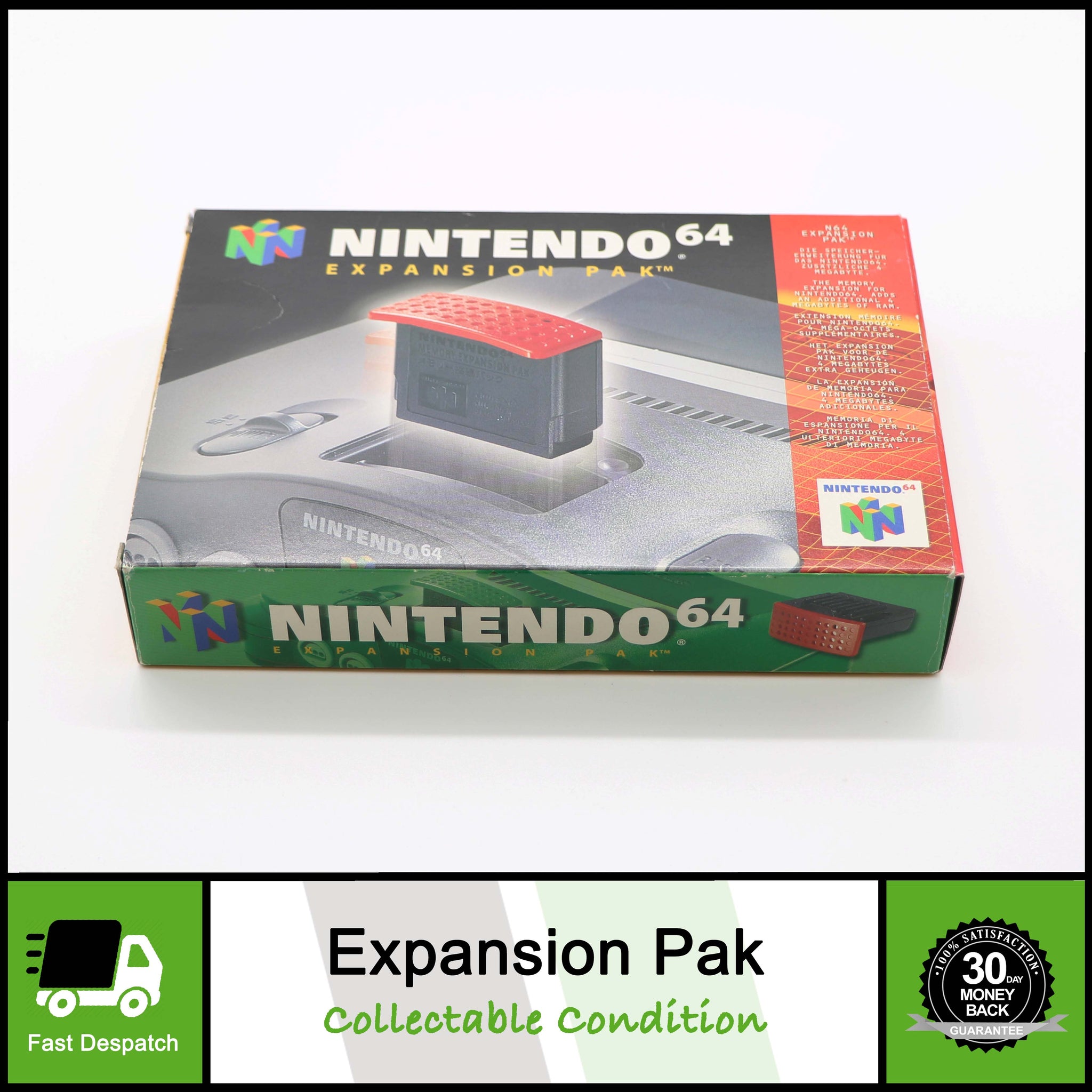 Official Nintendo 64 N64 Expansion Pak & Tool | NUS-007 | Boxed In Collectable