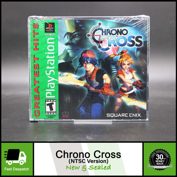 Chrono Cross Sequel To Chrono Trigger Sony PSOne PS1 Game