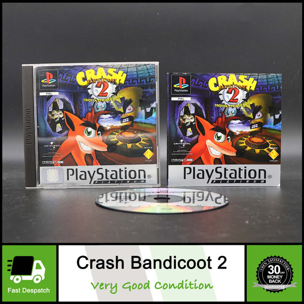 Crash Bandicoot 2 Cortex Strikes Back - Playstation PS1 (Used) 