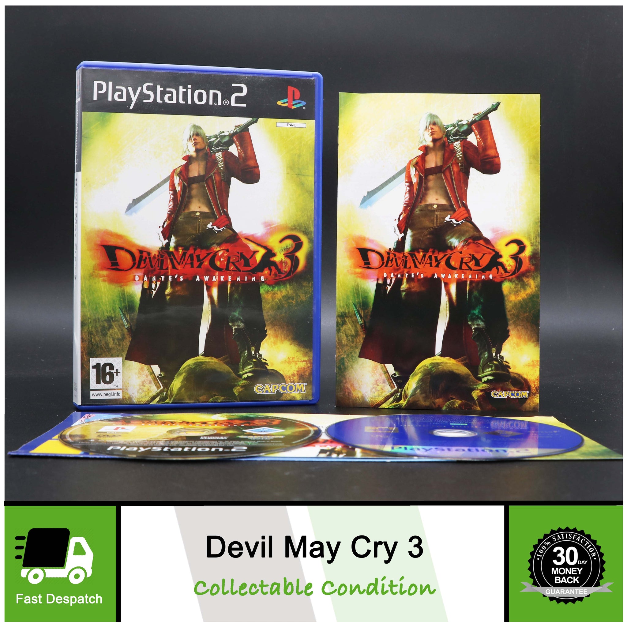 Devil May Cry 3: Dante's Awakening | Sony PS2 Game | Collectable Condition!