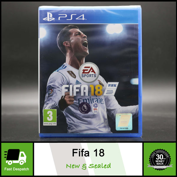 ps4 FIFA 18 Soccer Game REGION FREE (Works On NTSC Consoles) PAL UK PS5