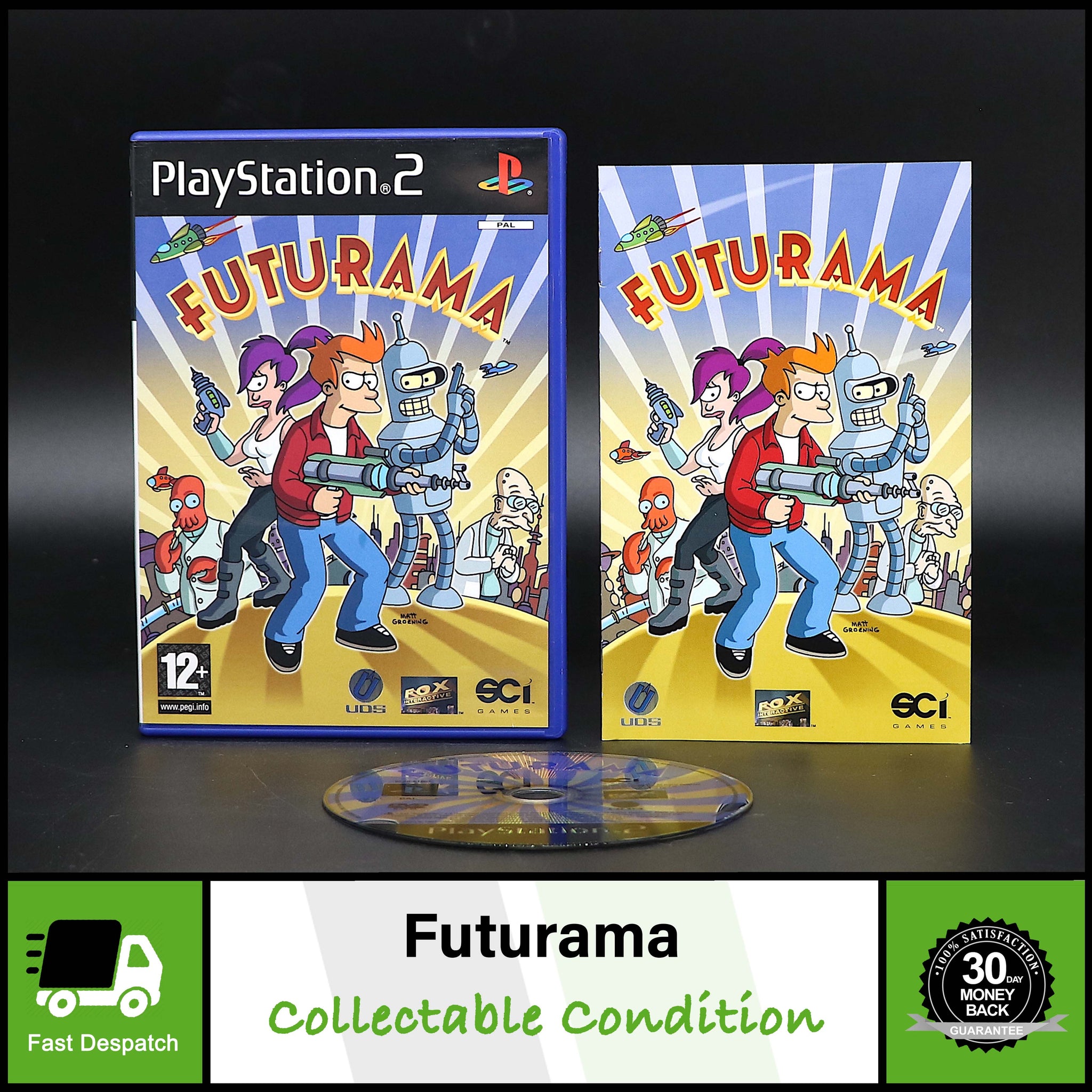 Futurama | Sony Playstation PS2 Game | Collectable Condition