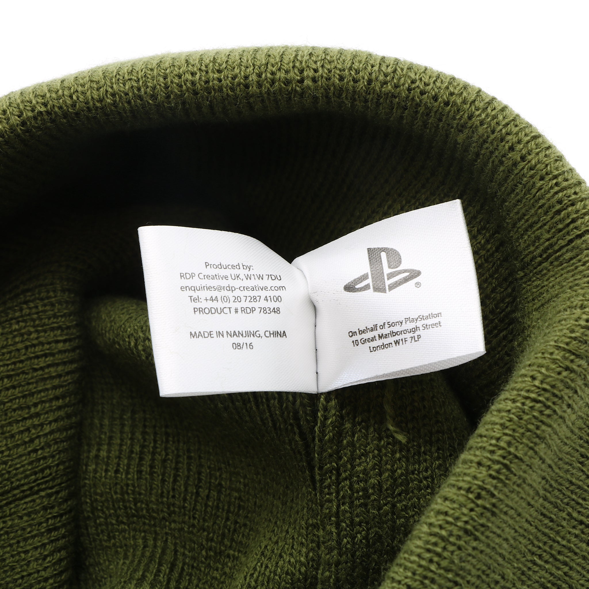 Khaki Green Knitted Woolly Beanie Hat | The Last Guardian Official Sony PS4 Game