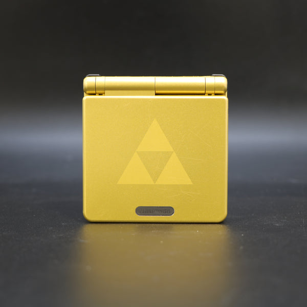 The Legend Of Zelda Gold Nintendo Gameboy SP Handheld Console