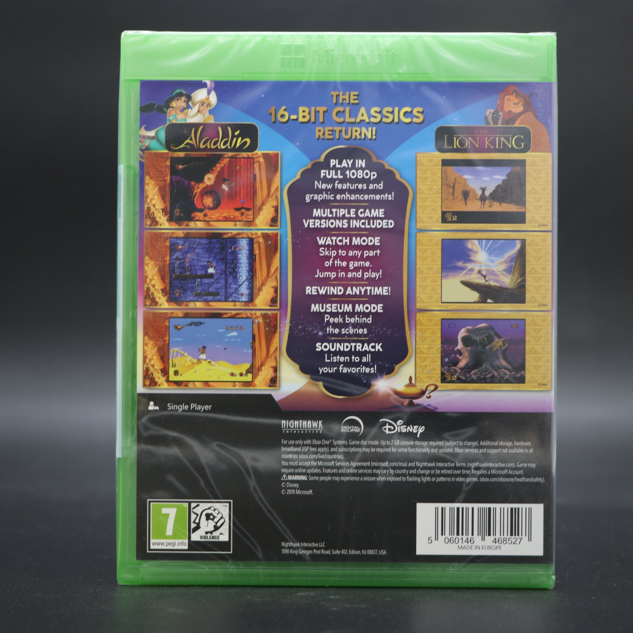 Aladdin and (&) The Lion King | Disney | Microsoft Xbox ONE (1) Game | New