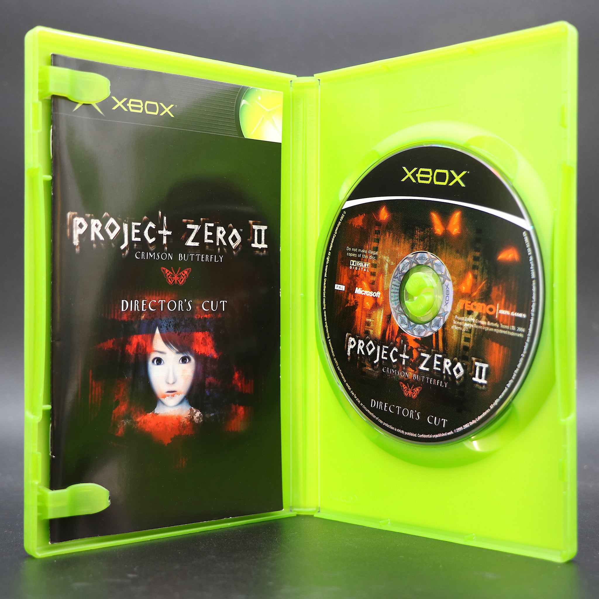 Project Zero II Crimson Butterfly Directors Cut Xbox Game Collectable Condition