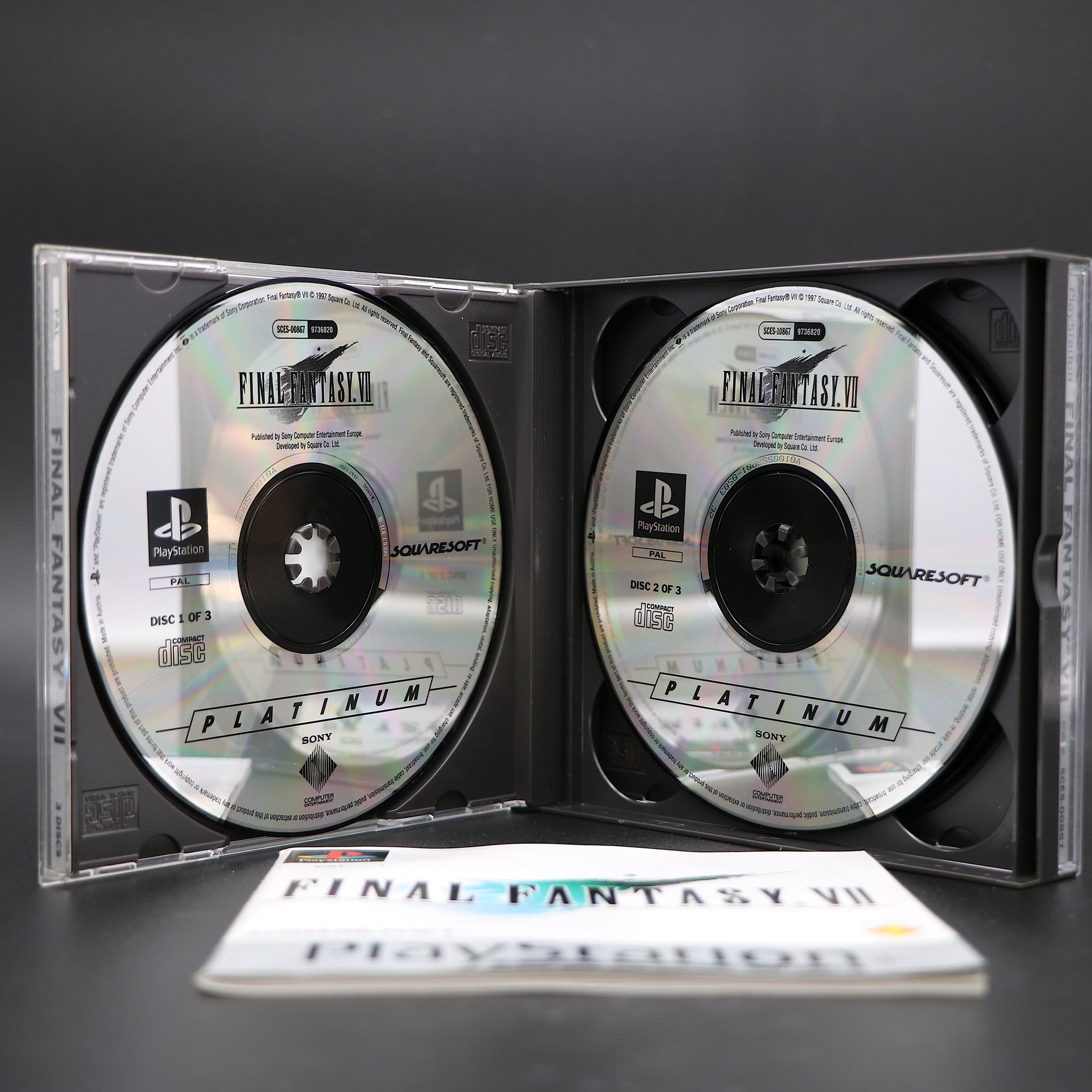 Final Fantasy VII (7 Seven FF7) - Sony PSOne PS1 Game - Collectable Condition!