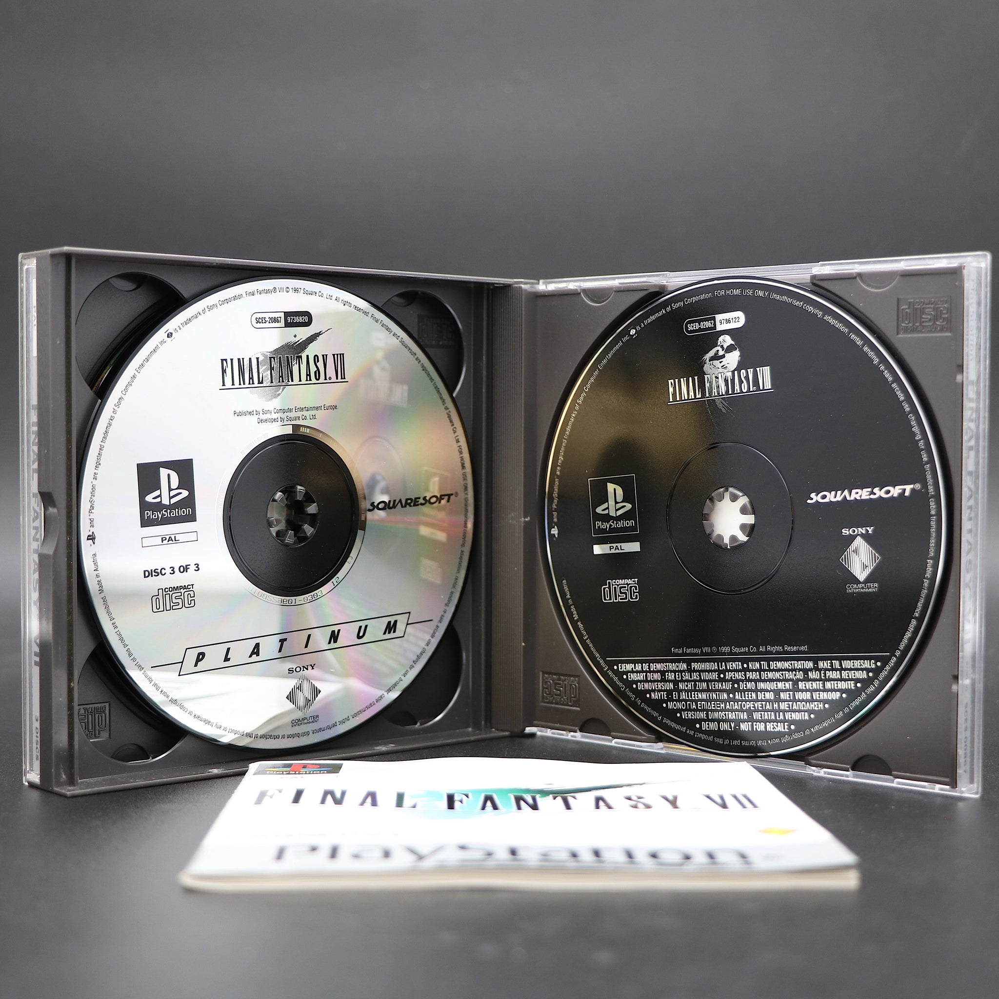 Final Fantasy VII (7 Seven FF7) - Sony PSOne PS1 Game - Collectable Condition!