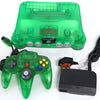 Nintendo 64 N64 Jungle Green Console Controller & Cables | Collectable Condition