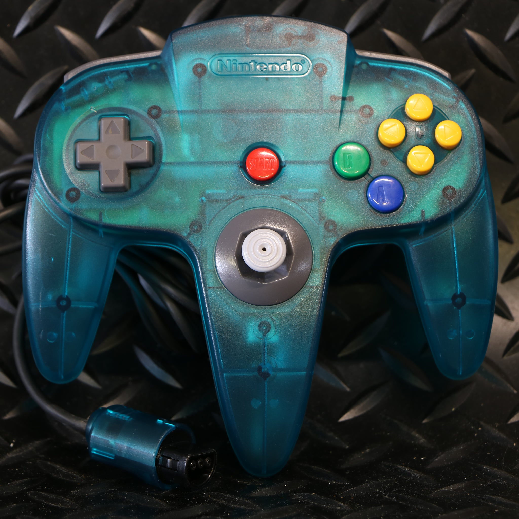 Nintendo 64 N64 Ice Blue Atomic Clear Console Controller | Collectable Condition