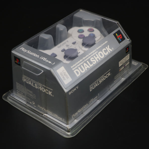 Manette Clear (transparente) - DualShock Officielle PS1 - Occasion - Fonctionne Bien - Quelques Marques