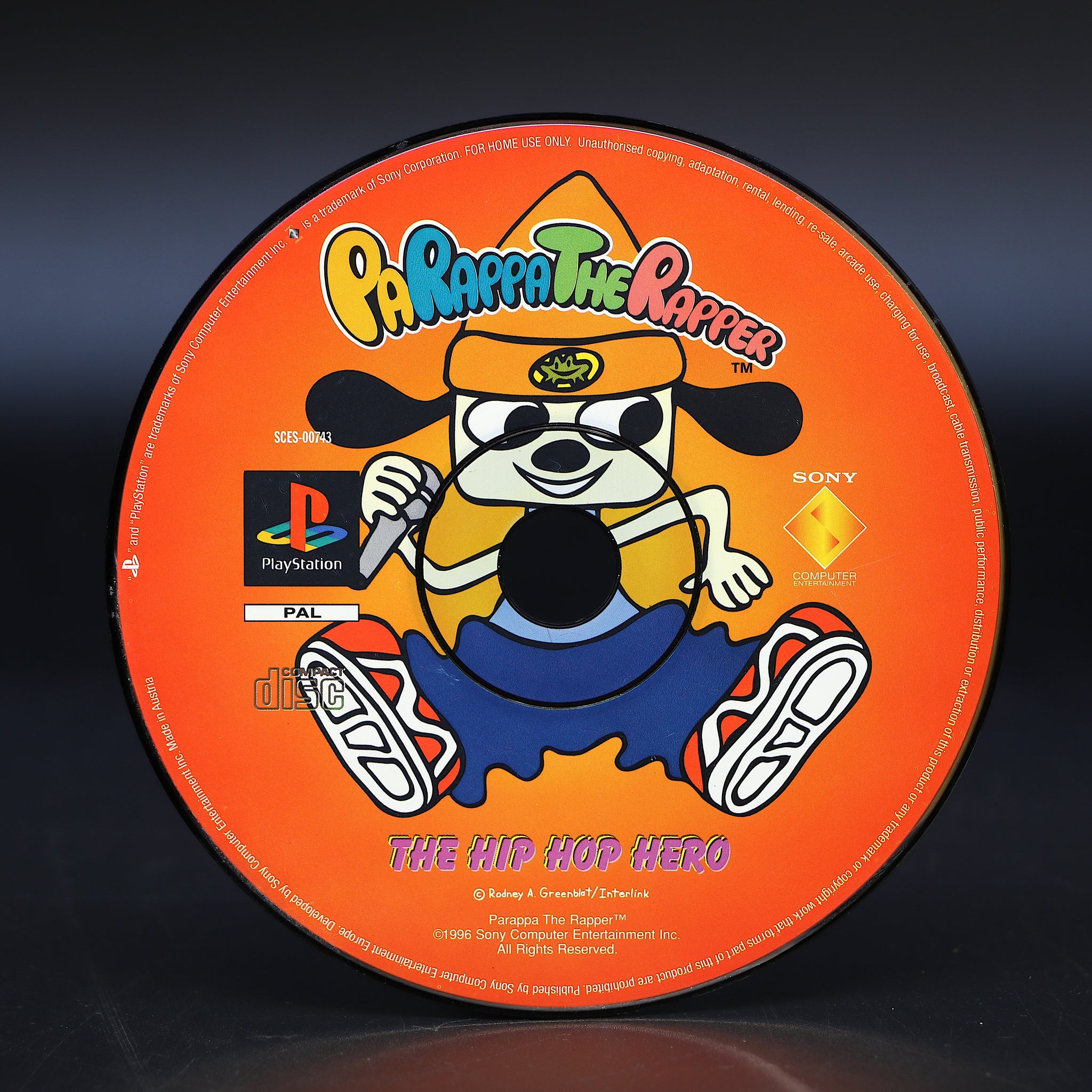 PaRappa The Rapper | Sony Playstation PSONE PS1 Game | Collectable Condition