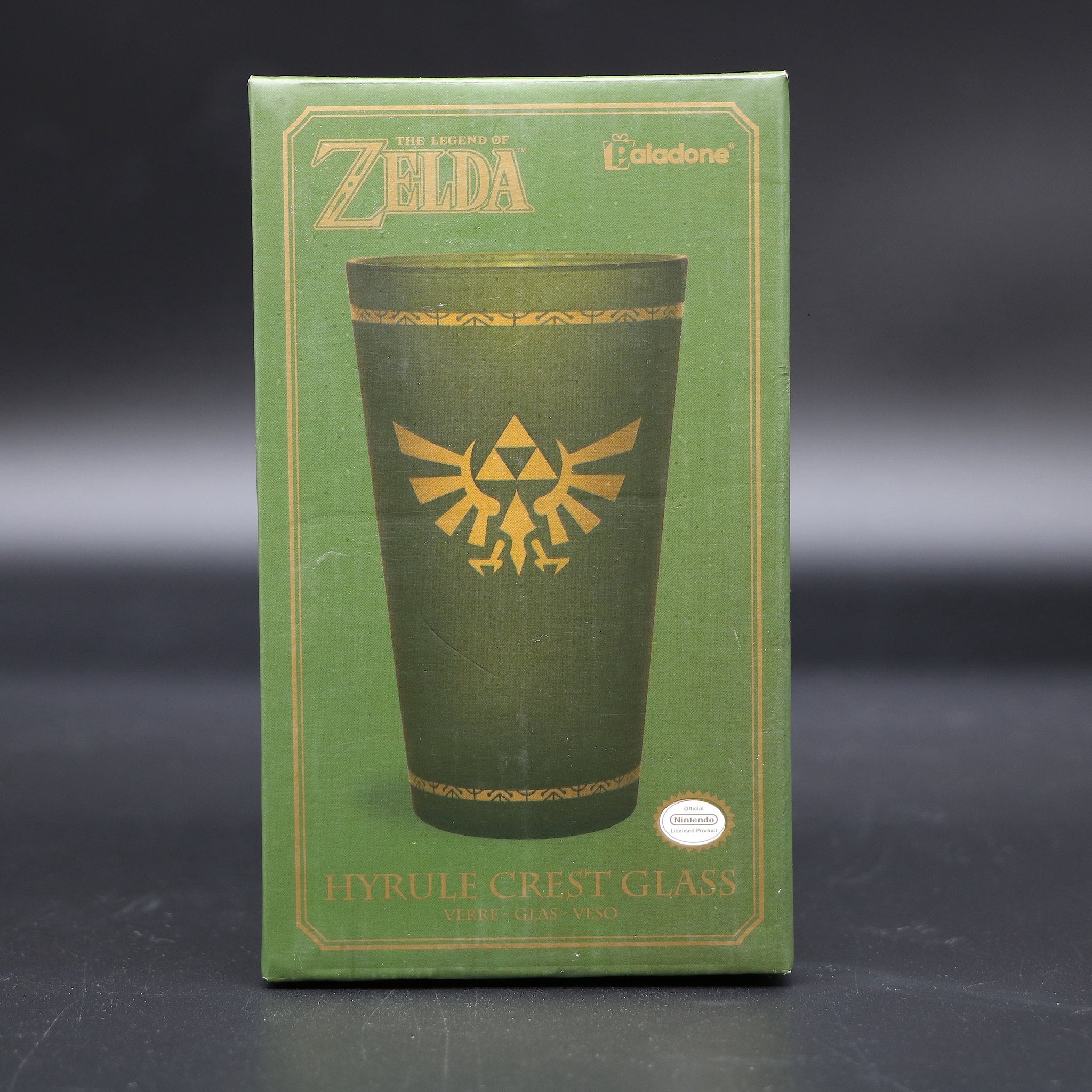 Legend Of Zelda Hyrule Crest Glass Mug Cup | Official Nintendo | Brand New Boxed