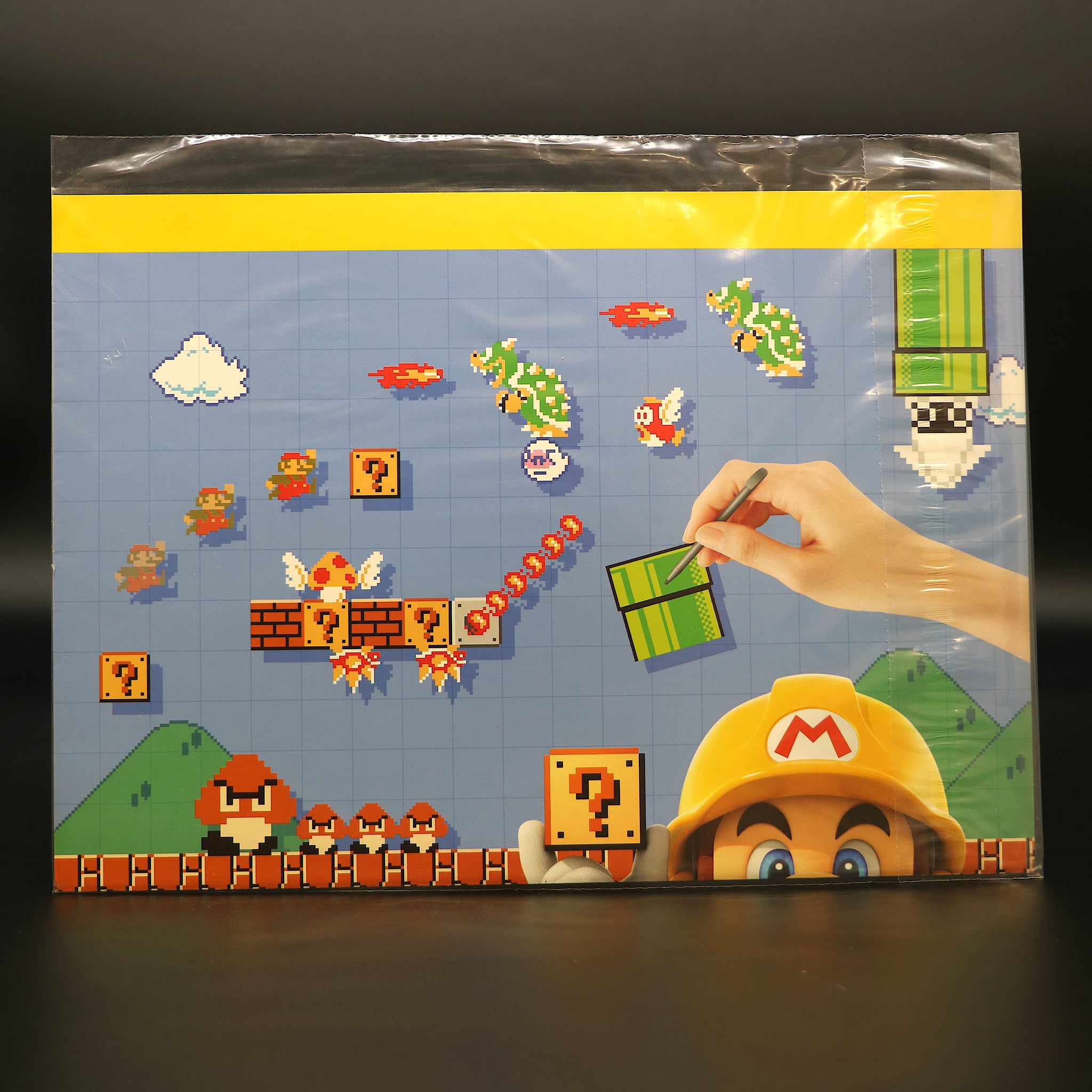 Super Mario Maker | Promo Nintendo A3 30th Anniversary Double Sided Poster | New