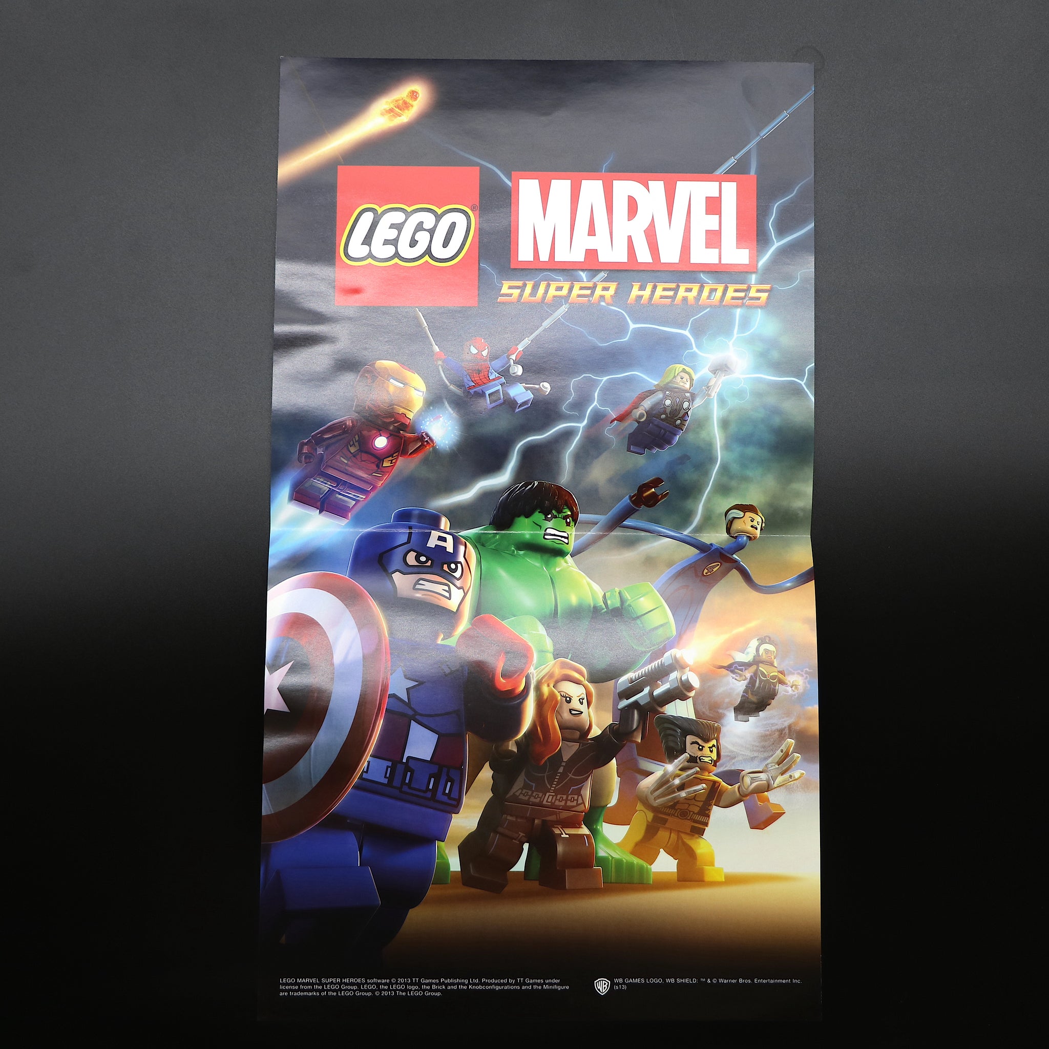 Lego Marvel Super Heroes | Sony PS3/PS4 Game | Rare Promo Press Kit