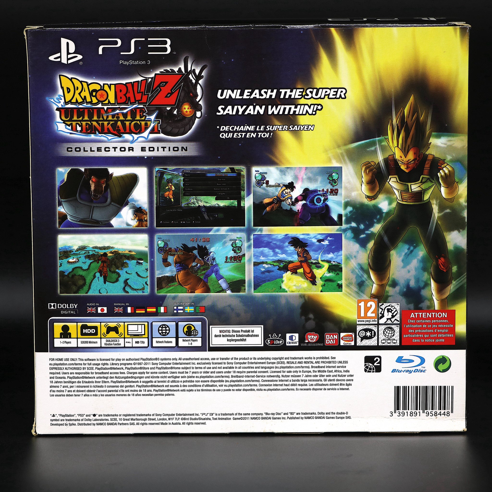 Dragonball Z Ultimate Tenkaichi | Collectors Gohan Edition Game | Sony PS3