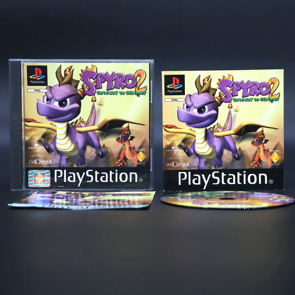 Spyro Gateway To Glimmer (The Dragon) Black Label Sony PS1 Game VGC