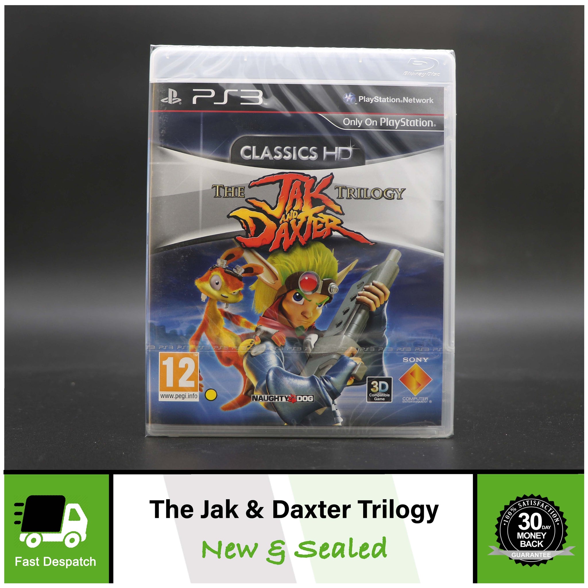 Jak & Daxter | Trilogy | Classics HD | Playstation 3 PS3 Game | New & Sealed