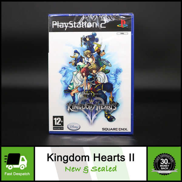 Kingdom Hearts II (Playstation 2, 2006) SEALED PAL – PCC