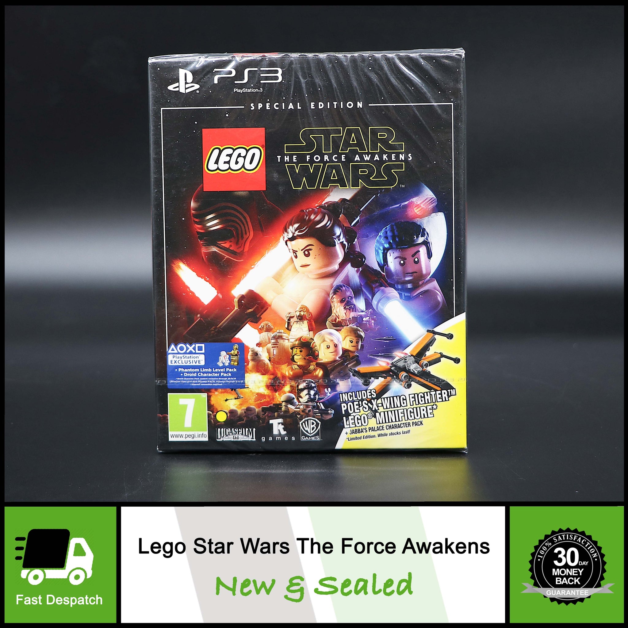 Lego Star Wars The Force Awakens | Special X-Wing Edition Sony PS3 Game | New