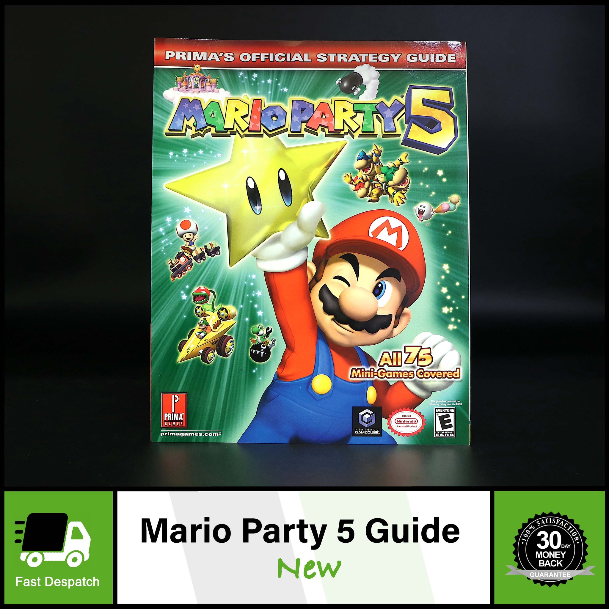 Prima's Official Strategy Guide For Mario Party 5 Gamecube Game | New