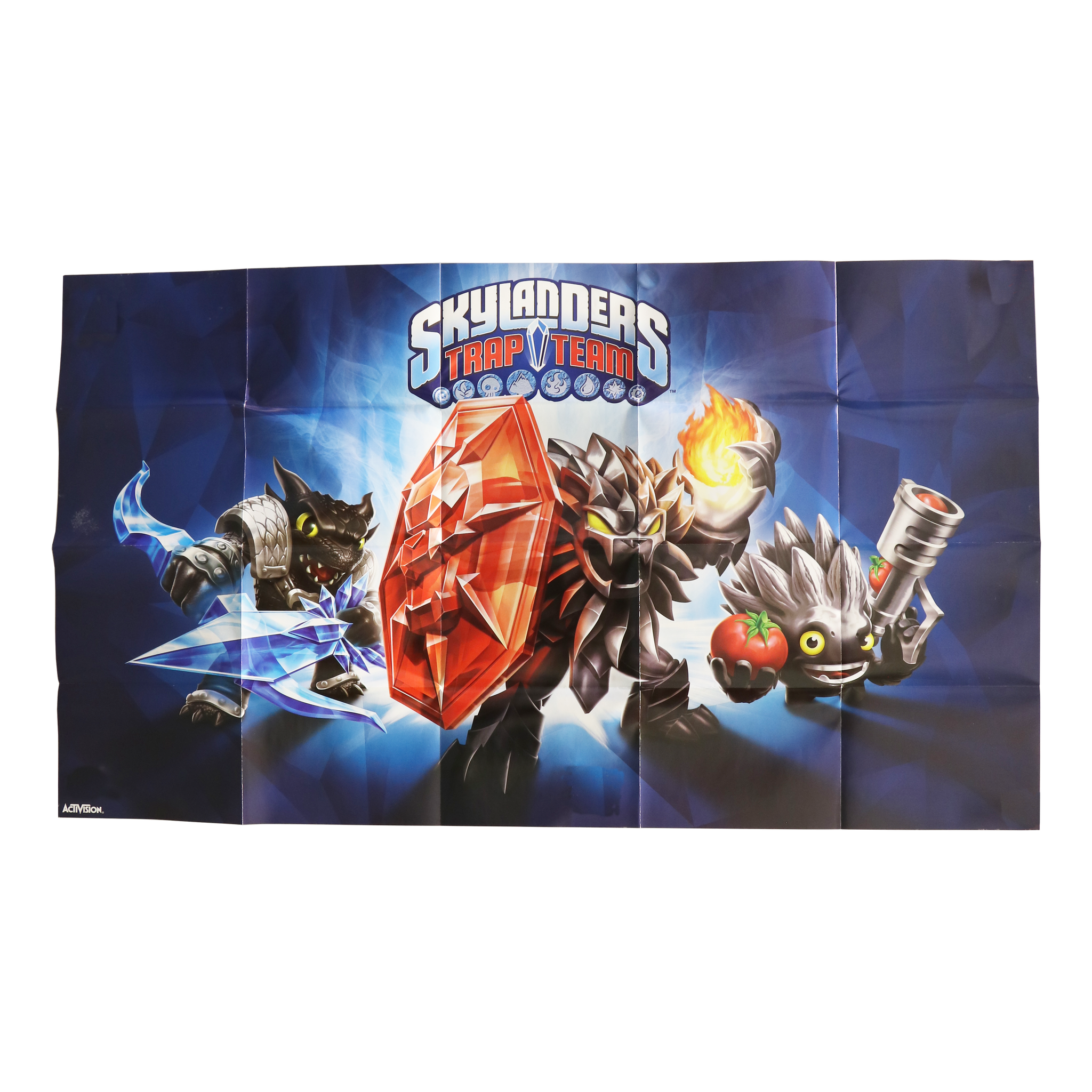 Skylanders - Trap Team Dark Edition - Double-Sided Character Figure Poster - New