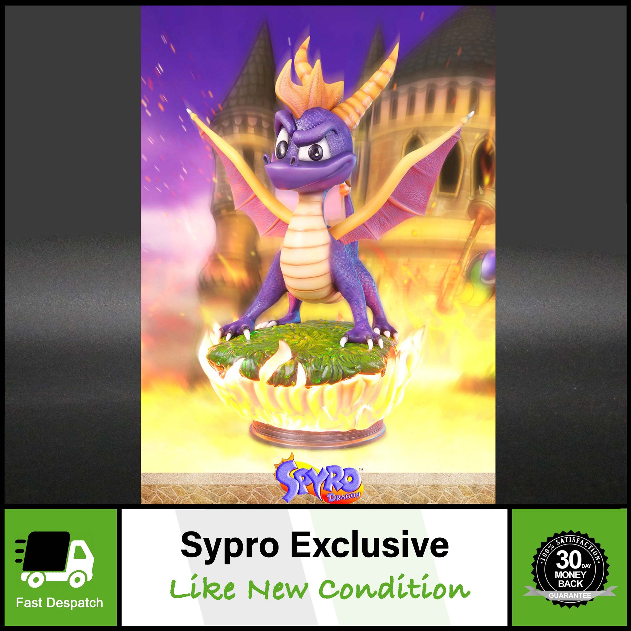 Spyro The Dragon Exclusive Day One Edition | First4Figures | Resin Statue Figure