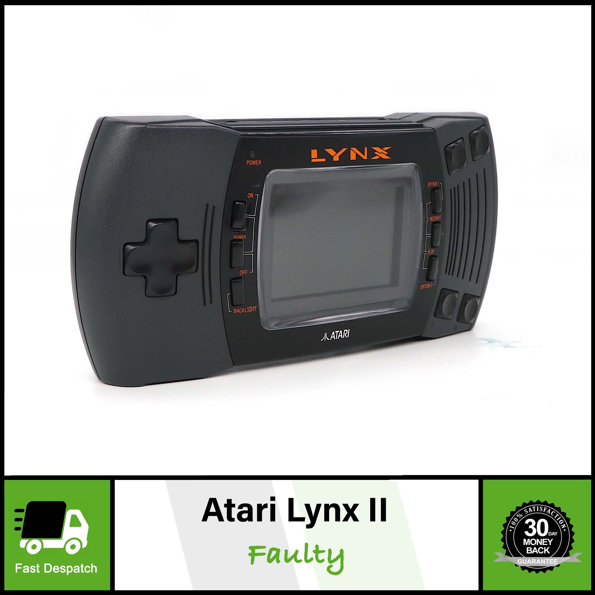 Atari Lynx II (2) Handhed Portable Console | PAG-0401 | Faulty