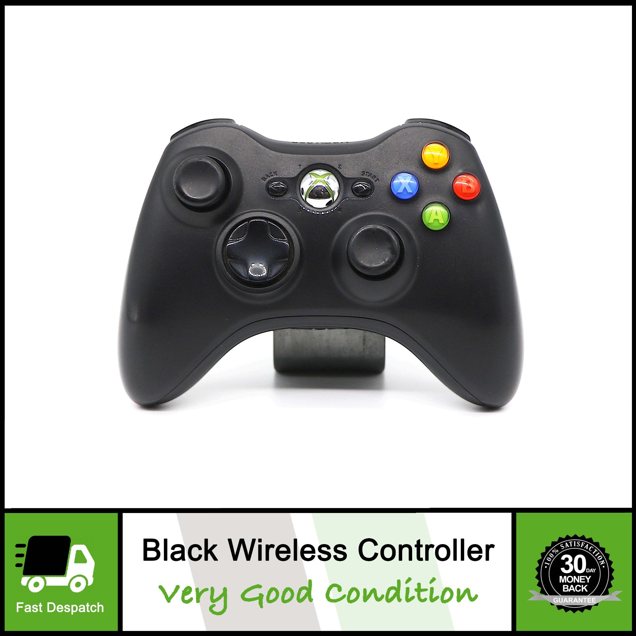 Official Genuine Microsoft Xbox 360 1403 1406 1460 Black Wireless Controller