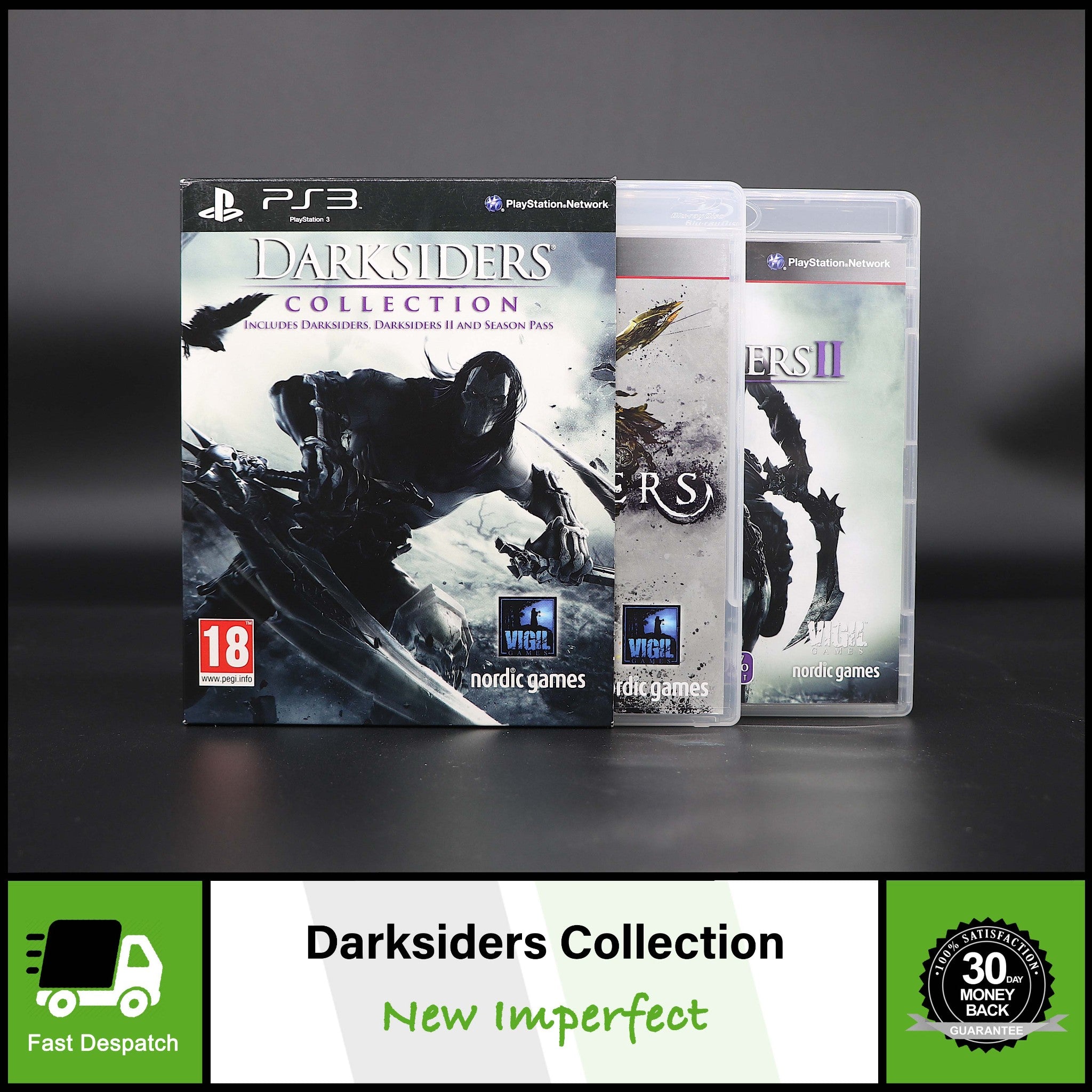 Darksiders Collection 1 & II (2) Sony PS3 Game | New Imperfect