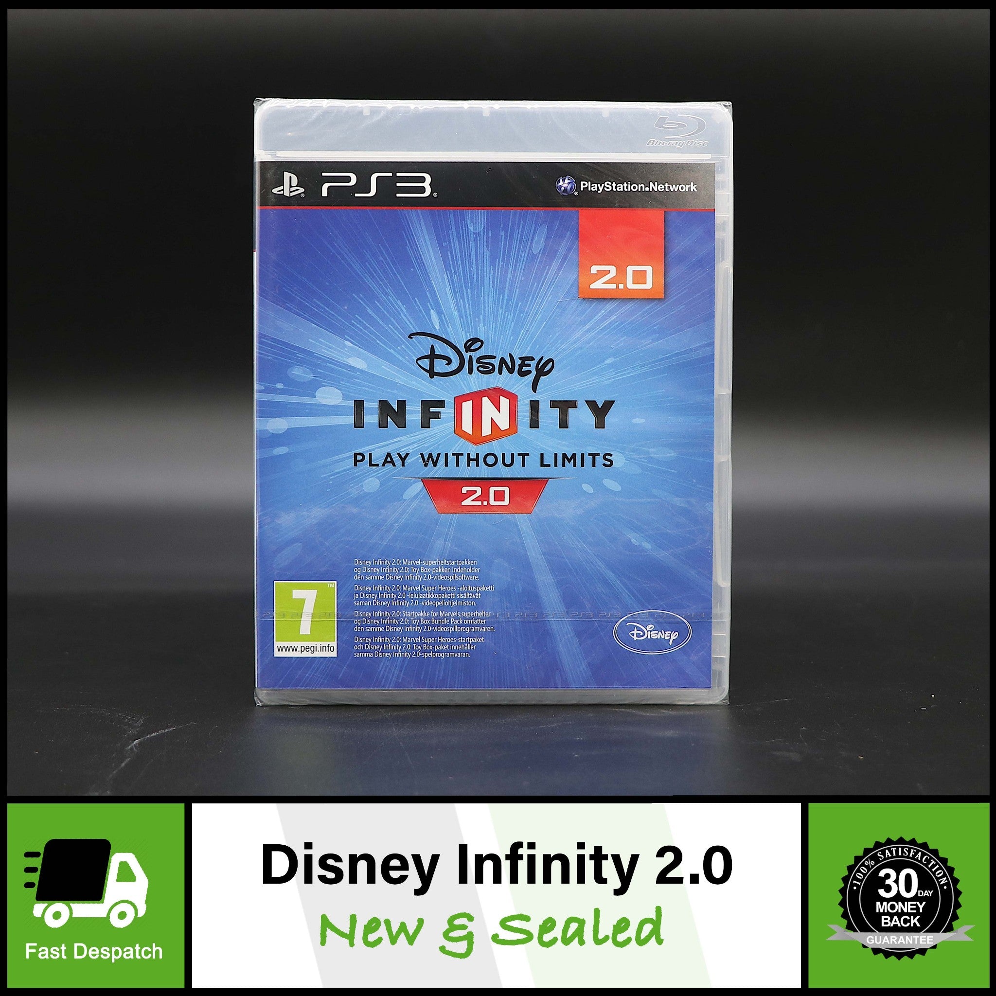 Disney Infinity 2.0 Software | Sony Playstation PS3 Game Disc | New & Sealed