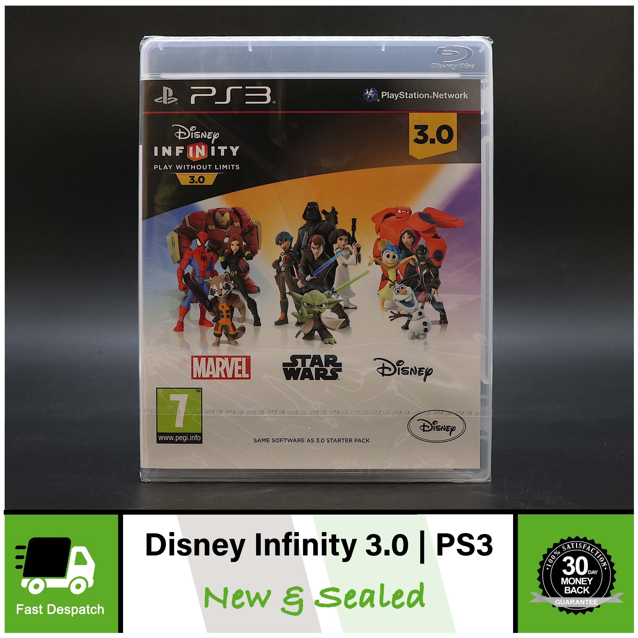 Disney Infinity 3.0 Software | Playstation PS3 Game Disc | New & Sealed