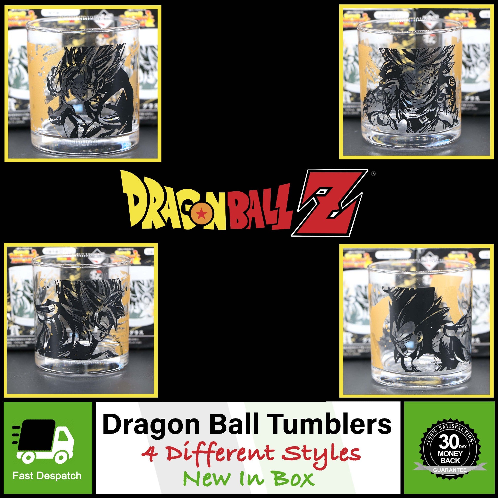 Super Dragon Ball Z Heroes Glass 3 Prize F Vegito Ichiban Kuji Bandai Spirits
