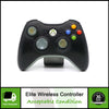 Official Genuine Black Elite Xbox 360 Wireless Controller Pad With Battery Pack
