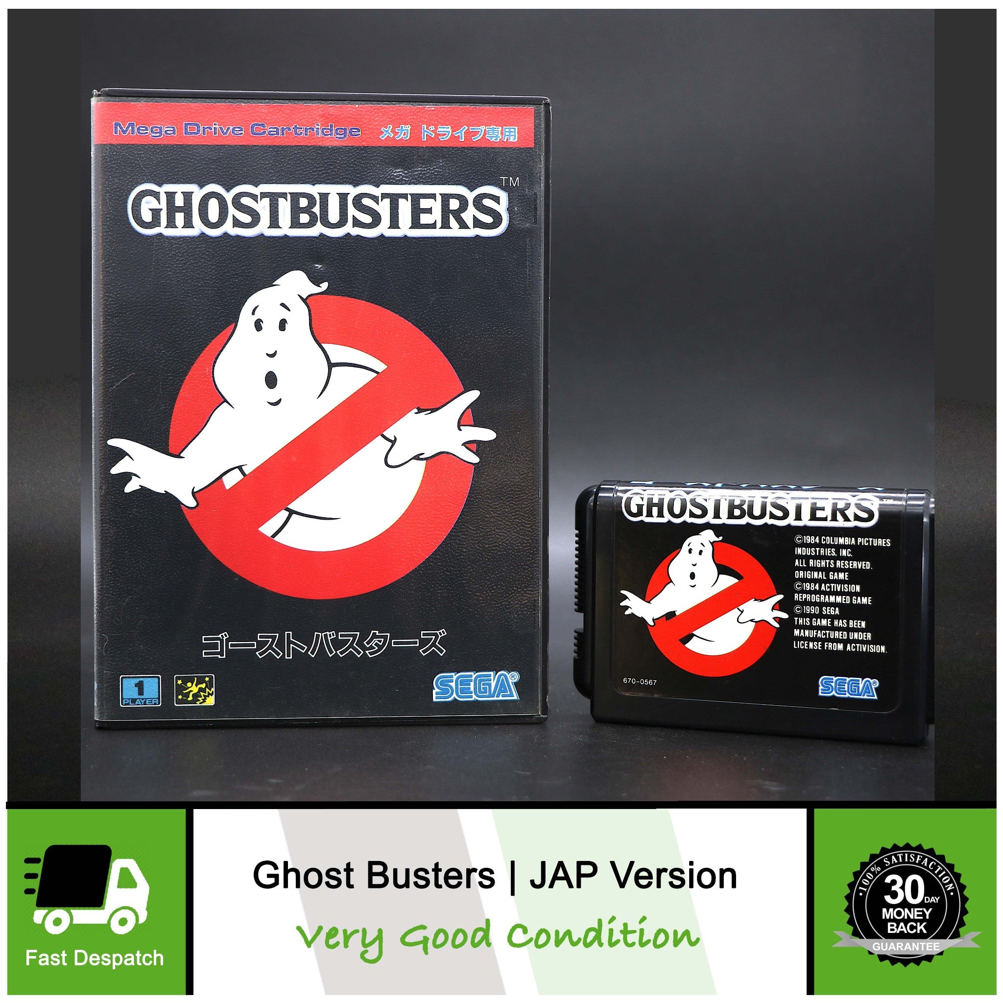 Ghost Busters | Sega Mega Drive Game | Japanese Version | Very Good Condition