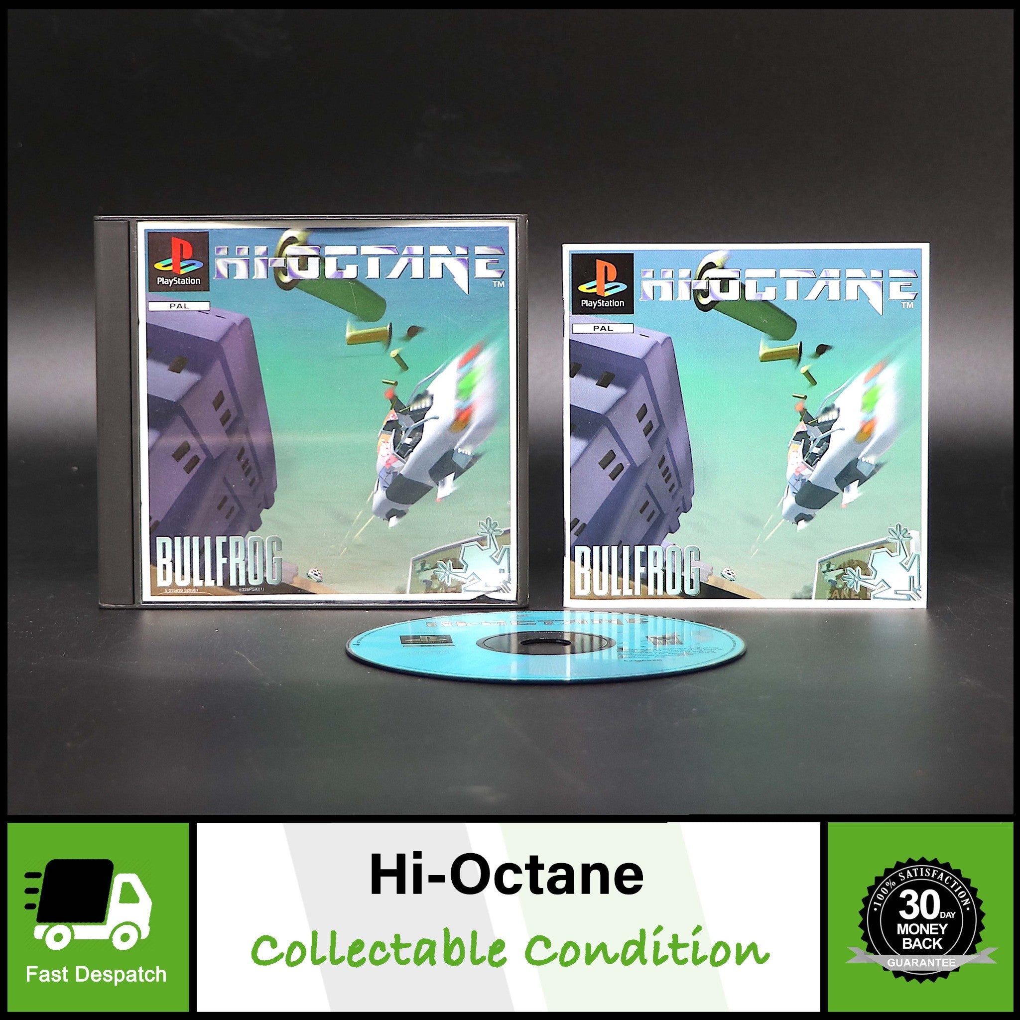 Hi-Octane | Sony Playstation PSONE PS1 Game | Collectable Condition!