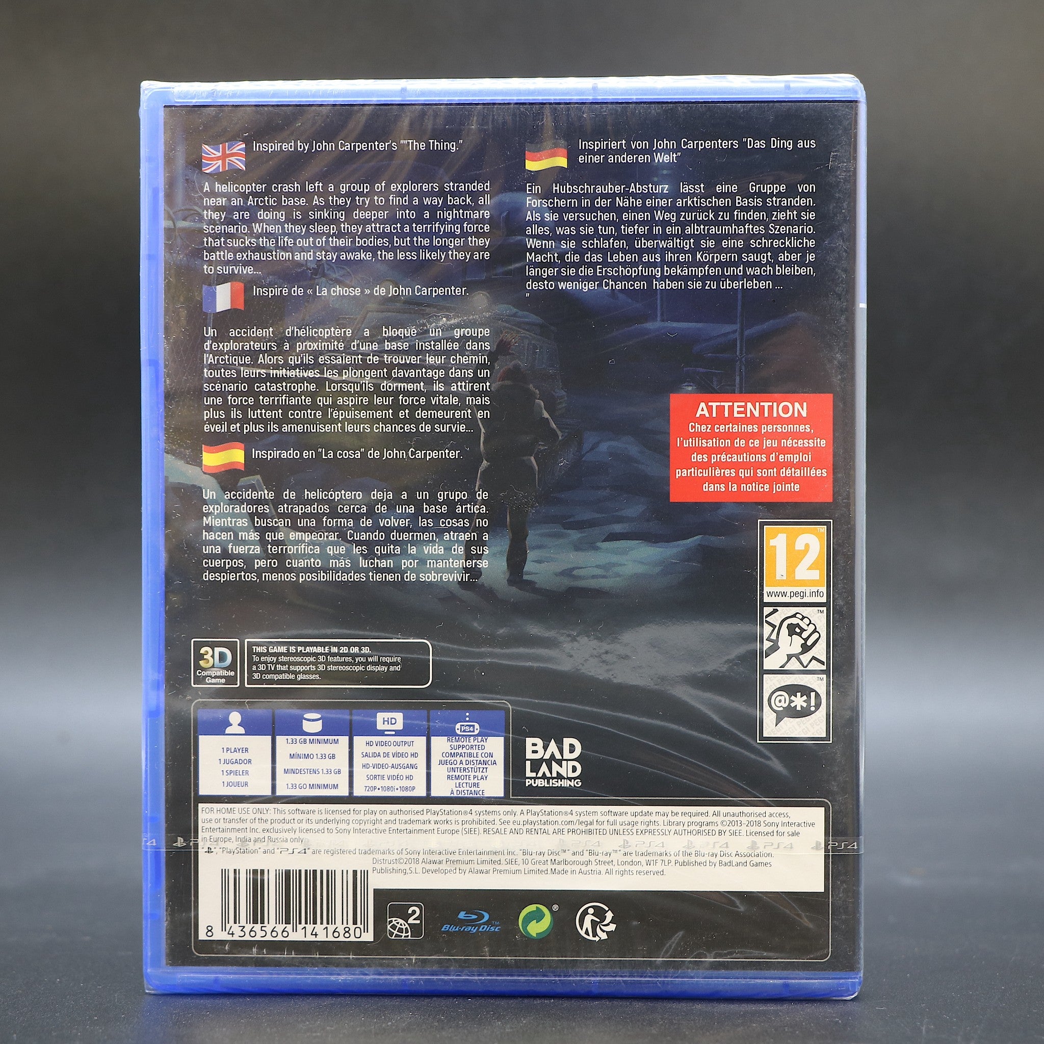 Distrust | Sony PS4 Playstation 4 Game | New & Sealed