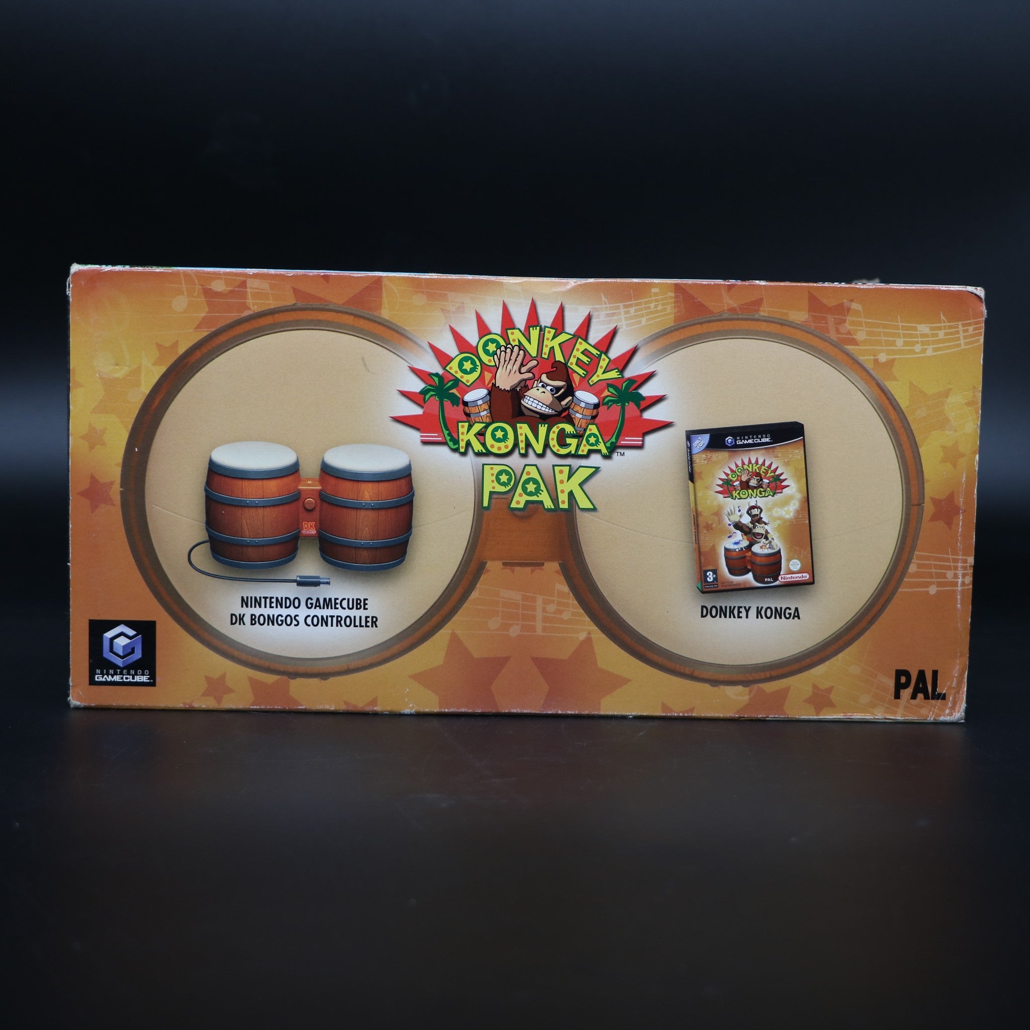 Donkey Konga Game Pak | Nintendo Gamecube DK Bongos Controller | DOL-021 | New