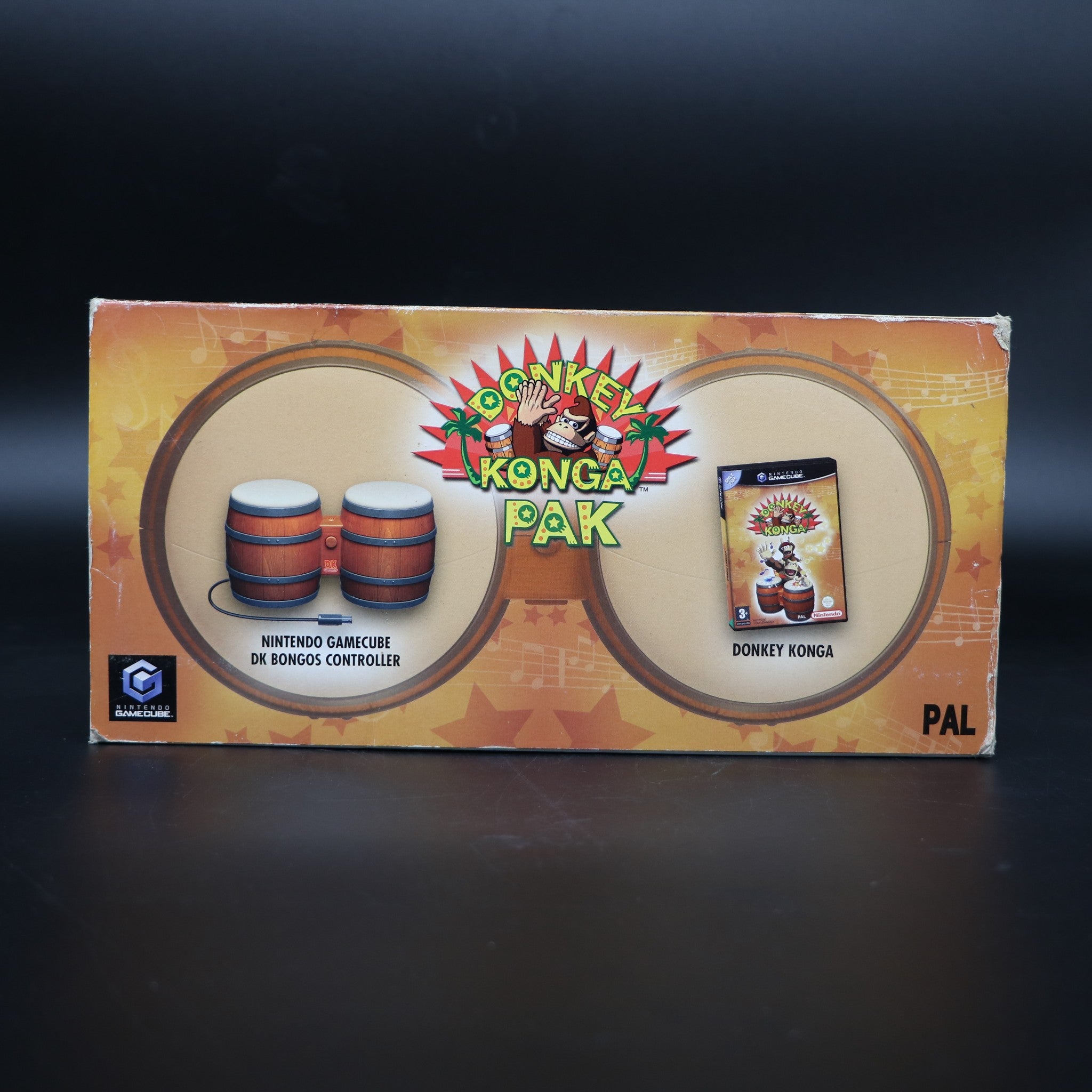 Donkey Konga Game Pak | Nintendo Gamecube DK Bongos Controller | DOL-021 | New